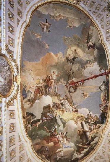 TIEPOLO, Giovanni Domenico The Apotheosis of the Spanish Monarchy China oil painting art